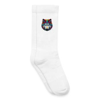 Wolf - Kinder Tennissocken - Weiß - Rechts