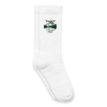 Drohnen Pilot - Kinder Tennissocken - Weiß - Rechts