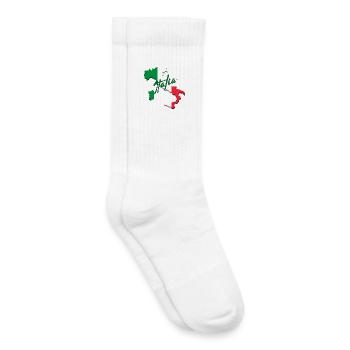 Flag of Italy, Italian pride - Kids Tennis Socks - white - Right