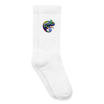 Chameleon - Kids Tennis Socks - white - Right