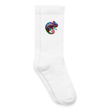 Chamäleon - Kinder Tennissocken - Weiß - Rechts