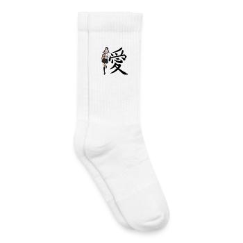 Japanese - Kids Tennis Socks - white - Right