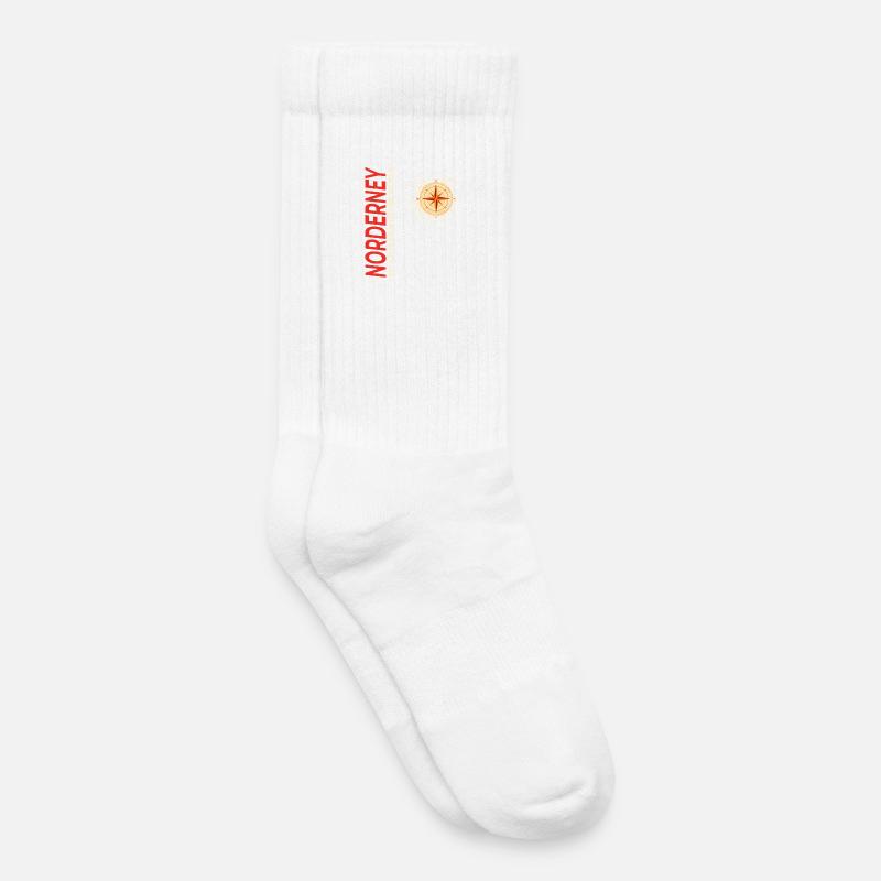 Norderney - Kinder Tennissocken - Weiß