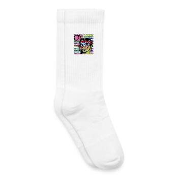 Seien Sie Sie selbst - Kinder Tennissocken - Weiß - Rechts