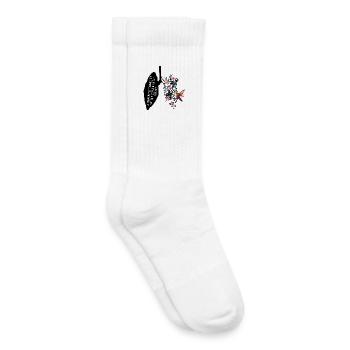 Zitat Design T-Shirt - Kinder Tennissocken - Weiß - Rechts
