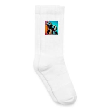 gorilla - Kids Tennis Socks - white - Right