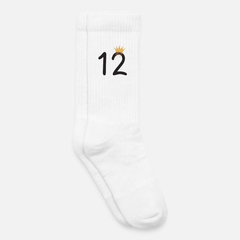 12 - Kinder Tennissocken - Weiß