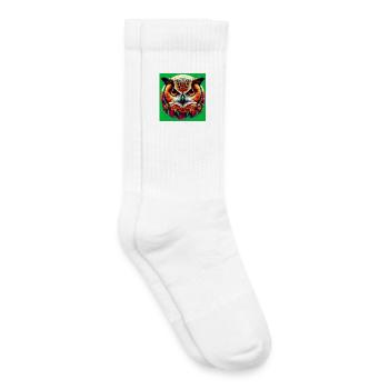 Eule - Kinder Tennissocken - Weiß - Rechts