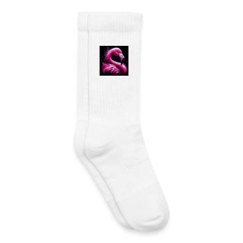 flamingo - Kids Tennis Socks - white - Right
