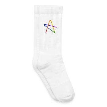 Rainbow A Stern Geschenk - Kinder Tennissocken - Weiß - Rechts