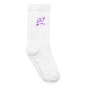für immer deine / y2k statement design - Kinder Tennissocken - Weiß - Rechts