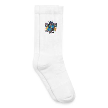 Cooler Streamer, der Spiele spielt - Kinder Tennissocken - Weiß - Rechts