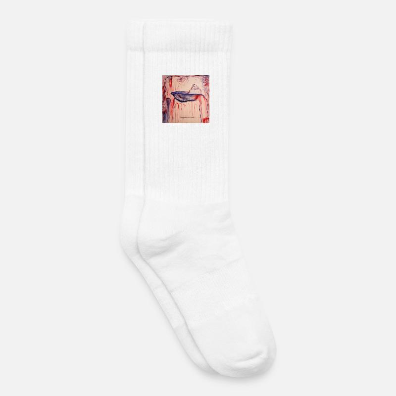 Bhuddas Cave - Kinder Tennissocken - Weiß