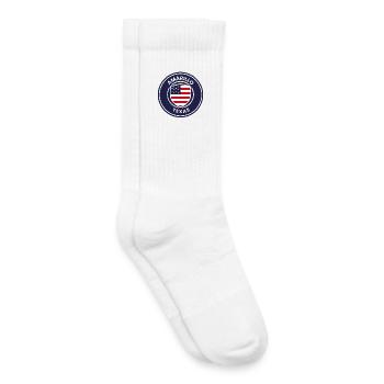 Texas-Abzeichen im amerikanischen Schild - Kinder Tennissocken - Weiß - Rechts