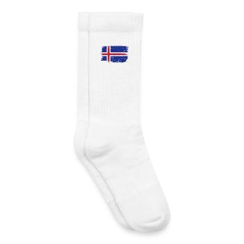 húsavík - Kids Tennis Socks - white - Right