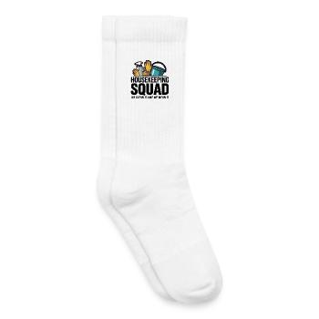 Lustiges Putzen Design - Kinder Tennissocken - Weiß - Rechts