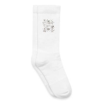 Dachshund Dachshund Dogs Dachshund Dog Dachshund - Kids Tennis Socks - white - Right