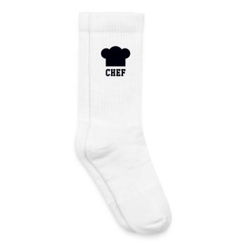 Chef Toque - Kitchen - Cook - Kids Tennis Socks - white - Right