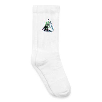 Sailor Sailing Ship Seafarer - Kids Tennis Socks - white - Right