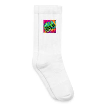 chameleon - Kids Tennis Socks - white - Right