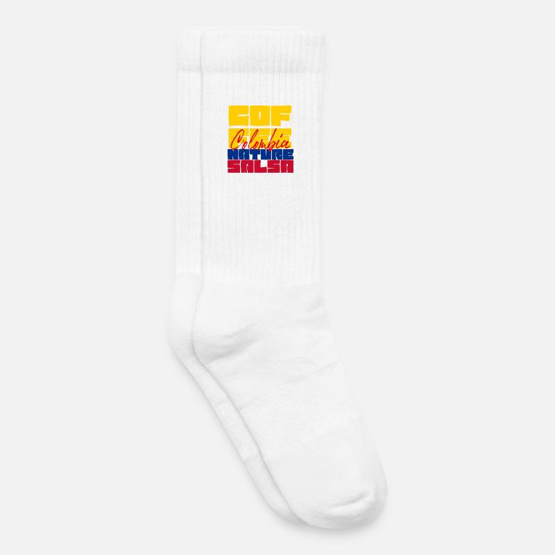 Colombia - Kinder Tennissocken - Weiß