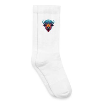 Bison - Chaussettes de tennis bio enfant - blanc - Droite