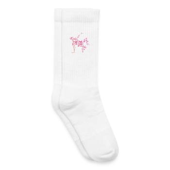 Gift idea for the hip-hop dancer with breakdancing - Kids Tennis Socks - white - Right