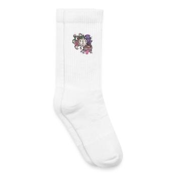 Rollenspiel Tabletop D20 Würfel Geschenk Fail - Kinder Tennissocken - Weiß - Rechts
