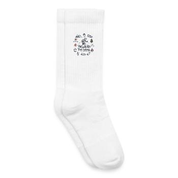 Trail Running - Kids Tennis Socks - white - Right