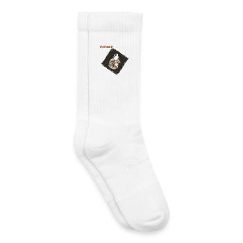 Glut-Wolf heult nachts - Kinder Tennissocken - Weiß - Rechts