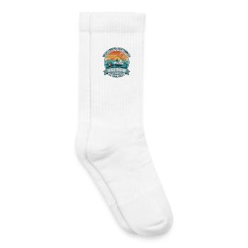 Usedom Inselidylle am Sonnenuntergang - Kinder Tennissocken - Weiß - Rechts