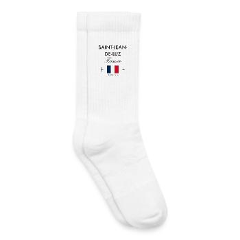 Saint Jean de Luz Frankreich Koordinaten Reise - Kinder Tennissocken - Weiß - Rechts