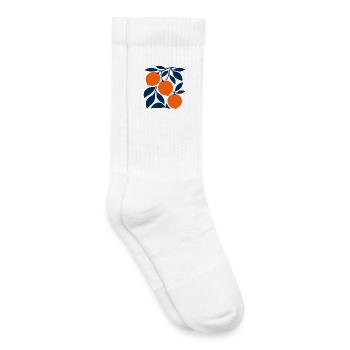 Orangen - Kinder Tennissocken - Weiß - Rechts