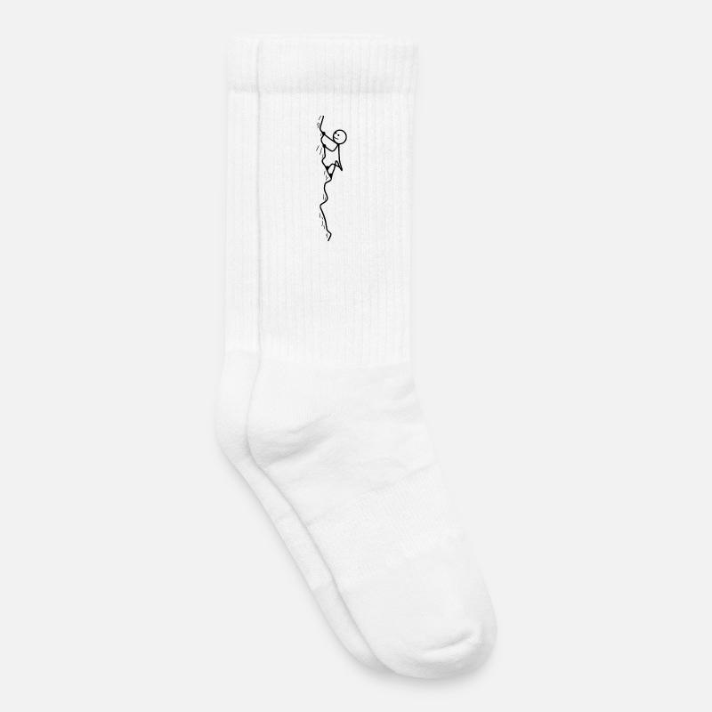 Bouldern - Kinder Tennissocken - Weiß