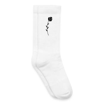 Blume - Kinder Tennissocken - Weiß - Rechts