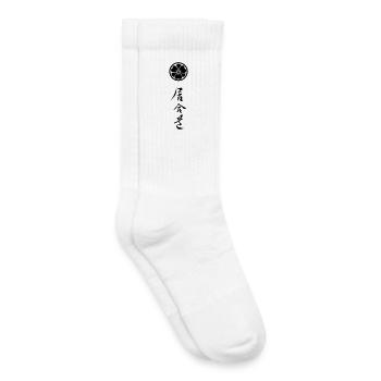 iaido_mit_symbol_02 - Kinder Tennissocken - Weiß - Rechts