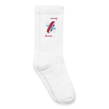 Tired! - Kids Tennis Socks - white - Right