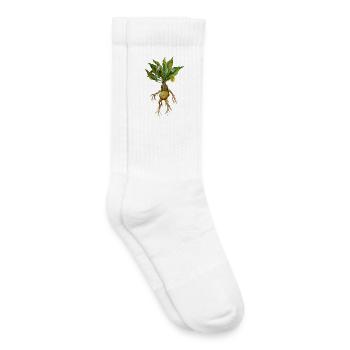 Grim Root Creature Fantasy Design - Kids Tennis Socks - white - Right