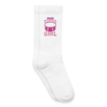 Girl drummer - Kids Tennis Socks - white - Right