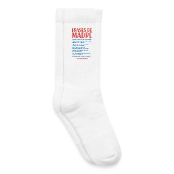 Citations de la mère - Chaussettes de tennis bio enfant - blanc - Droite