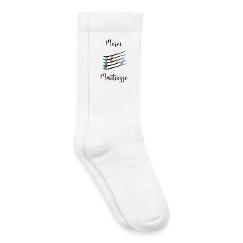 GELIEBTE. VIELEN DANK. DANKE HERRIN. GELIEBTE - Kinder Tennissocken - Weiß - Rechts