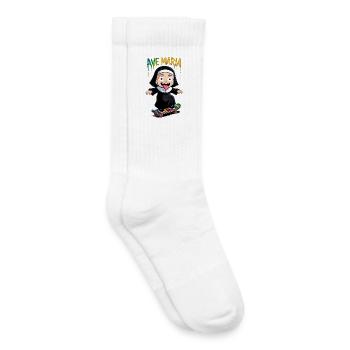 Ave maria - Kinder Tennissocken - Weiß - Rechts