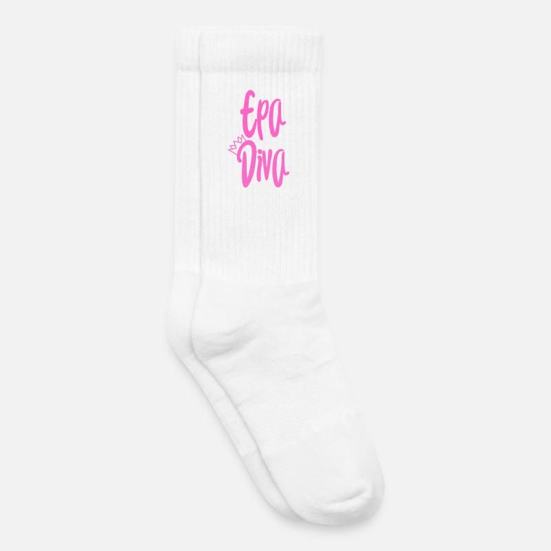 EPA-Diva - Kinder Tennissocken - Weiß