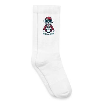 Love Dog Vibes - Kids Tennis Socks - white - Right