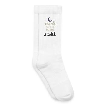 Cadavre Science Humour noir Mort Positif - Chaussettes de tennis bio enfant - blanc - Droite
