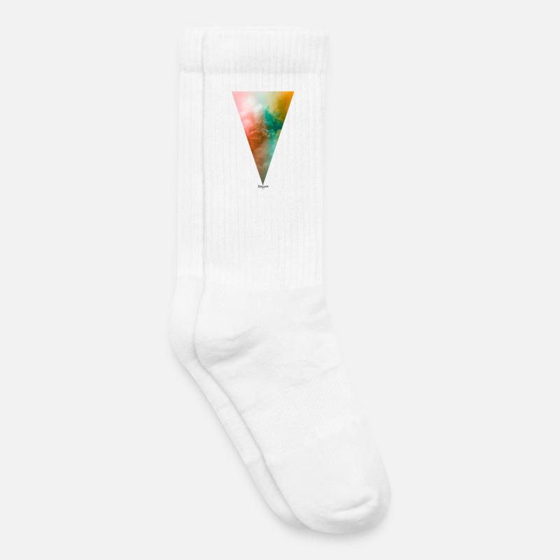 Jacaranda Cloud Mist - Kids Tennis Socks - white