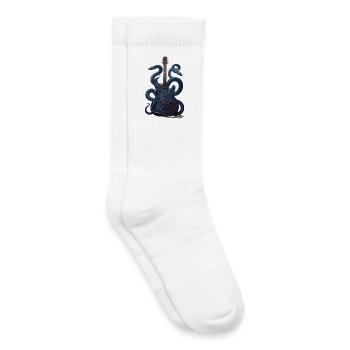Gitarre Schlange - Kinder Tennissocken - Weiß - Rechts