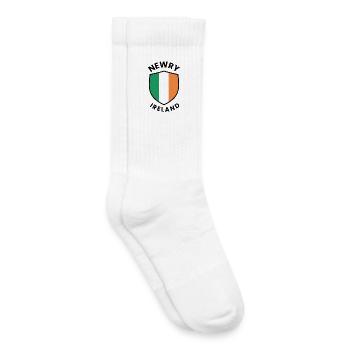 Newry-Irland-Schild - Kinder Tennissocken - Weiß - Rechts