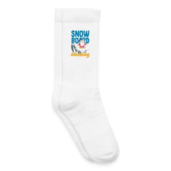 Télésiège de réunion de snowboard snowboard - Chaussettes de tennis bio enfant - blanc - Droite