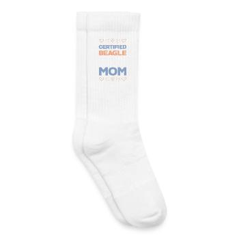 Beagle-Mama Zertifiziert - Kinder Tennissocken - Weiß - Rechts
